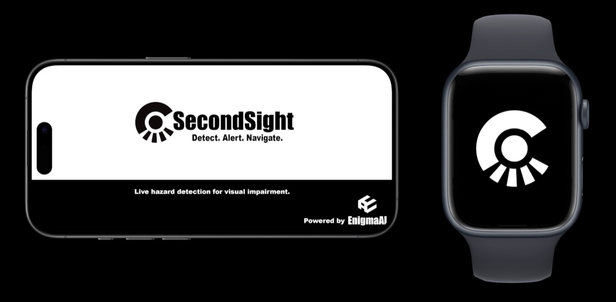 SecondSight hazard-detection app in use